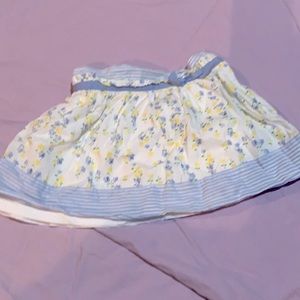 Pink and yellow floral Skirt 18-24 Adjustable